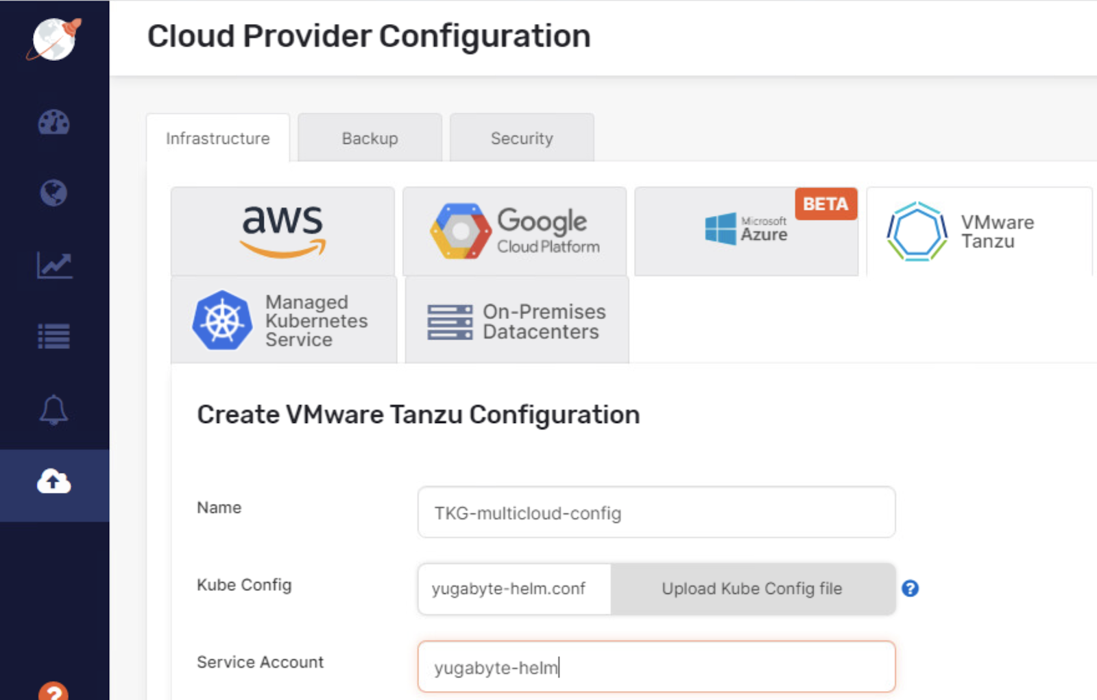 Tanzu Configuratioin